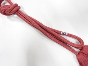 正絹　無形文化財　道明製　手組帯締め